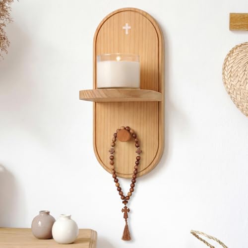 Yinkin Rosary Holder with Candle Sconce