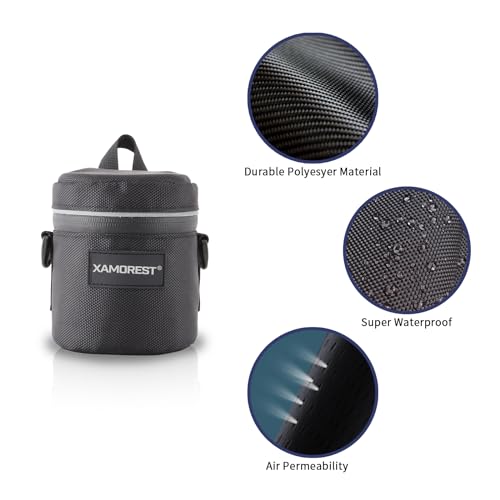 image for XAMOREST Camera Lens Case DSLR Camera Lens Bag Compatible with Canon E