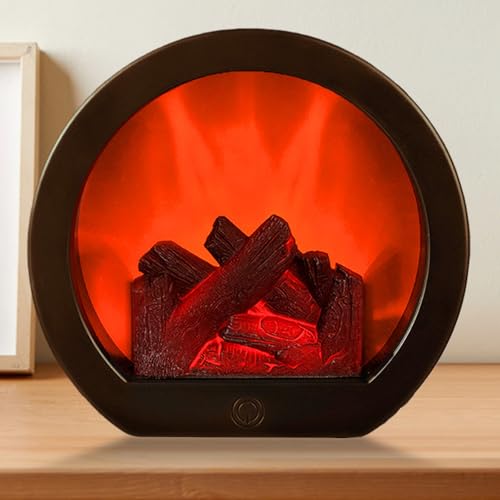Led Kamin, Kamin Elektrisch, Deko Kaminfeuer mit Flammeneffekt, USB, und Batteriebetrieben für Wohnzimmer Schlafzimmer Café Led Kamin, Kamin Elektrisch, Deko Kaminfeuer mit Flammeneffekt, USB, und Batteriebetrieben für Wohnzimmer Schlafzimmer Café