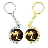 Eigenschaften: Hochwertige Metallkette. Langlebig – nicht korrodierend oder hart. Einzigartiges Design – Drehen Sie den Anhänger und schoose between Two Seiten. Ein tolles Geschenk – schönes Design und Eye-Catching, ideales Geschenk für Freunde, Familie, auf Festivals. ;