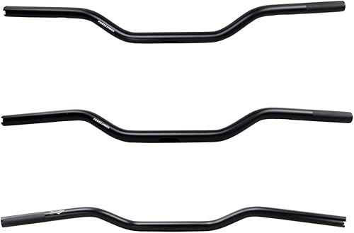 Miniatura 1 de POWERHAMES - Barra de arrastre para manillar recto 100% aluminio negro para Harley Davidson Street Bob Low Rider STDyna FXD Road King 1.0 pulgadas