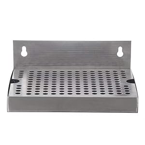 Slsko Edelstahl Abtropfschale zur Wandmontage