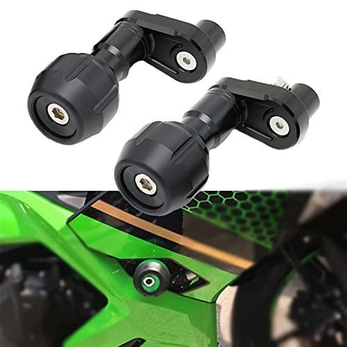 WREXIL Protector Motorcycle Modified Bumper Bar Body Frame Protector Ball for Kawasaki Ninja 400 for Ninja400 Z400 Parts (Color : Red)