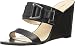 Nine West Women's Funtimes Leather Wedge Sandal