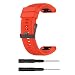 Produktbild Für Garmin Fenix 6X Armband,Colorful Sport Silikon Uhrenarmband Ersatzarmband Einstellbar Handgelenk Strap Band für Garmin Fenix 6X (Orange)