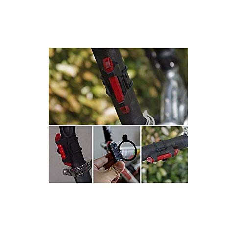 SOCHEP USB Rechargeable LED Safety Warning Rear Bicycle Tail Light for Cycling Mountain Road Bike Saddle Safety - 1PCS (Multi-Color) 4