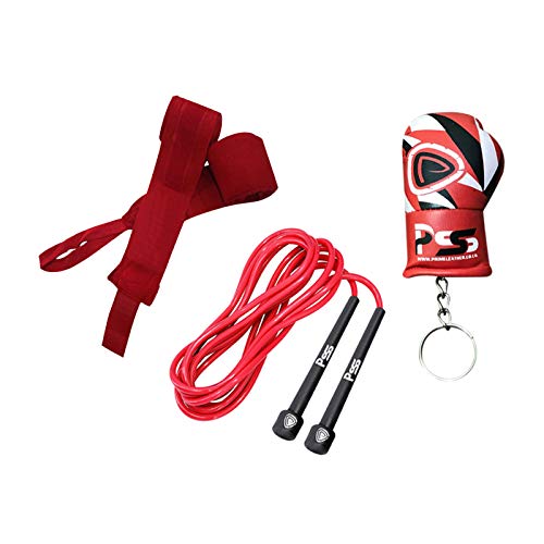 Enfants de boxe ensemble bicolore haut et short avec gants de protection - 7