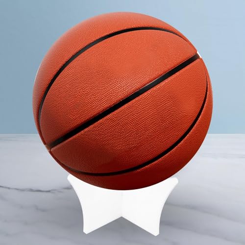 oshhni Suporte de exibição de bola acrílica, suporte de futebol, armazenamento forte, rugby para bol