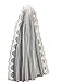 Dreamdress White Long Wedding Veils Applique Edge Tulle Bridal Veil (White)