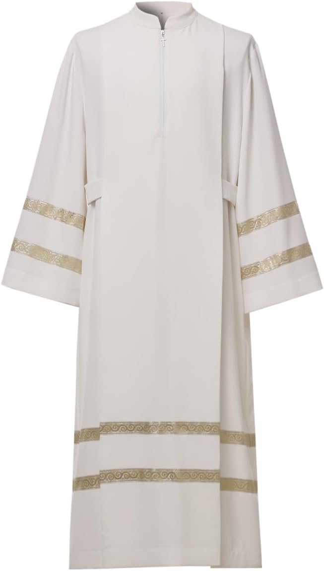 BLESSUME Clergy ALB Church Worship ALB Concelebration Vestments Robe