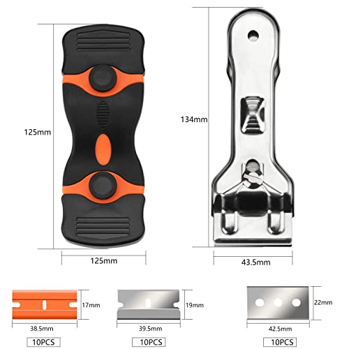Drado Set di 2 raschietti, raschietto per