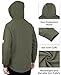 BOCOMAL FR Hooded T Shirts Heather Series 6oz Flame Resistant NFPA2112 CAT2 Fire Retardant Hoodies Work Shirt