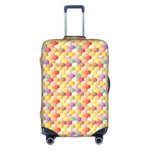 Housse de protection pour bagage blanc polyester lavable taille L