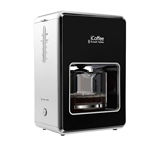 Russell Hobbs I Series RCM2014i 900 Watt iCoffee Filter Coffee Machine with 1200 ml Glass Carafe, Anti drip Device and Overflow Hole Design