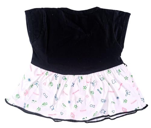 Image of Baby Girl Cotton A-Line Frock with Pant Combo (Pack of 3)