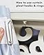 QLEUIFT Curtain Hooks, Stainless Steel Curtain Hooks, Curtain Hooks with 4 prongs, Curtain pleater Hooks, Metal Shower Curtain Hooks for Window Curtains, Door Curtains and Shower Curtains, Pack of 30