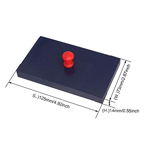 A Pair Blue Sanding Blocks for Musical Percussion Wooden Sand Board (SB-100) - Thumbnail 5