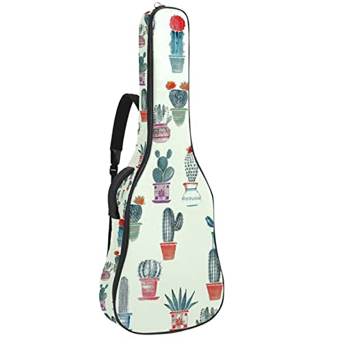 Housse imperméable pour guitare acoustique avec double bandoulière et poche Motif fleurs, Multicolore 03., 42.9×16.9×4.7… - Les Beatles, Paul McCartney, John Lennon, RIngo Starr, George Harrison Housse imperméable pour guitare acoustique avec double bandoulière et poche Motif fleurs, Multicolore 03., 42.9x16.9x4.7…