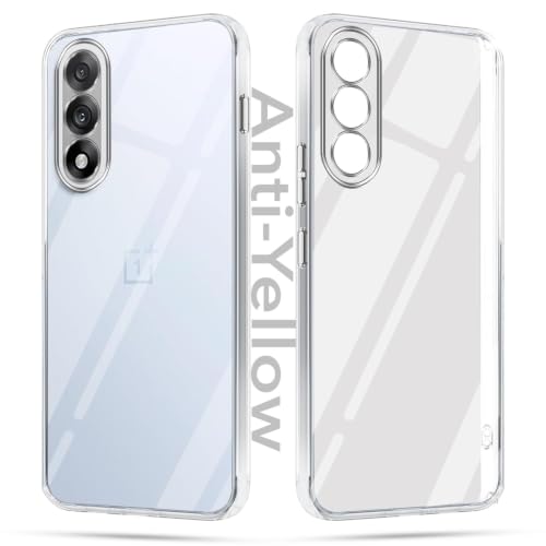 Image of Jkobi Lifetime Anti-Yellow Clear Back Case Cover for Oneplus Nord 5 (Sleek Hard Crystal | Shockproof and Camera Protection)