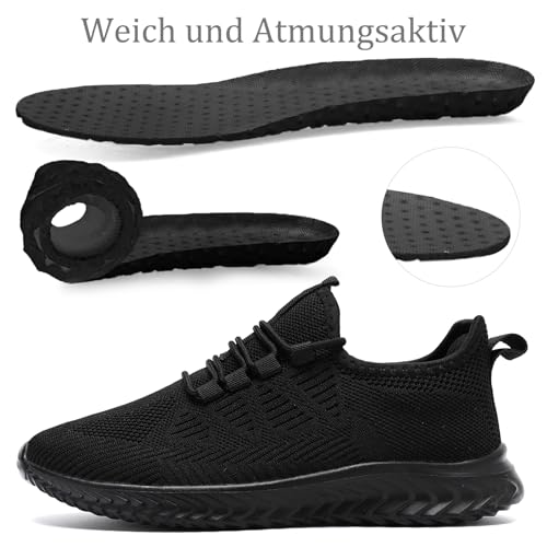 QIJGS Schuhe Damen Turnschuhe Sportschuhe Sneakers Laufschuhe Damenschuhe Straßenlaufschuhe Outdoor Fitnessschuhe Tennisschuhe Wanderschuhe Damen leicht – Bild 3