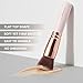 Lamora Makeup Brush Foundation Kabuki - Flat Top Face Brush for Liquid, Cream, and Powder Cosmetics - Full Coverage Blending, Buffing, Stippling, Contouring