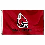 Ball State Cardinals New Logo Flag