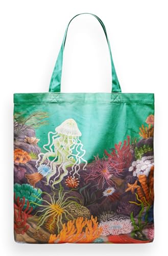 Tote Bag Scotch & Soda Seanery en toile de coton avec imprimé artistique unique