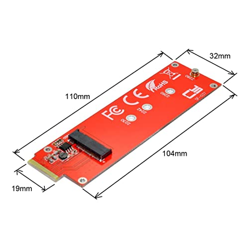ChenYang CY M-Key 4X NVMe NGFF SSD Host Adapter to Ruler 1U GEN-Z EDSFF Short SSD E1.S Carrier Adapter, NVMe NGFF M-Key to EDSFF - Image 4