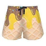 Deux poches pratiques : le pantalon de pyjama pour femme dispose de deux poches pratiques, de deux poches latérales pour ranger facilement les clés ou le téléphone. Le short de nuit léger est extensible et flexible, la taille élastique vous offre un confort tout au long de la journée.