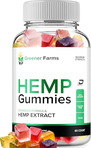 Greener Farms Gummies – GreenerFarms Advanced Formula Hemp Gummies Natural Blend Gummy Reviews (1 Pack - 60 Gummies)