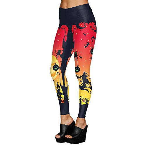 Leggings de yoga femme taille haute pantalon de sport fitness skinny stretch M