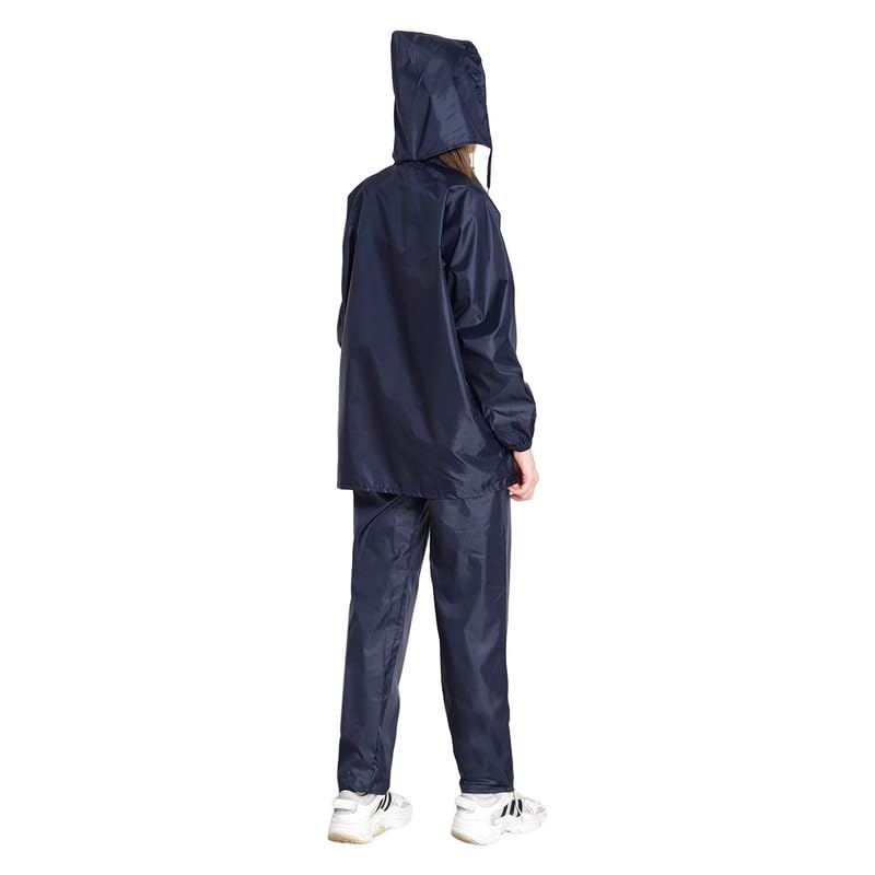 Kolva Lightweight Waterproof Raincoat set of Top & Bottom for Women, with hood (Medium)