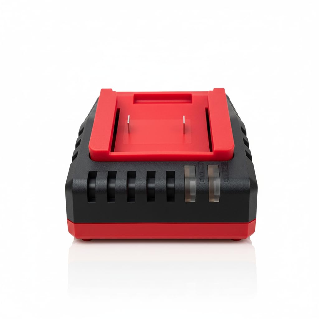Caricabatterie Rapido con 2 Batterie 21V 2.0aH al Litio – Ricarica Veloce per Utensili da Giardino e Potatura, Alta Potenza e Lunga Durata