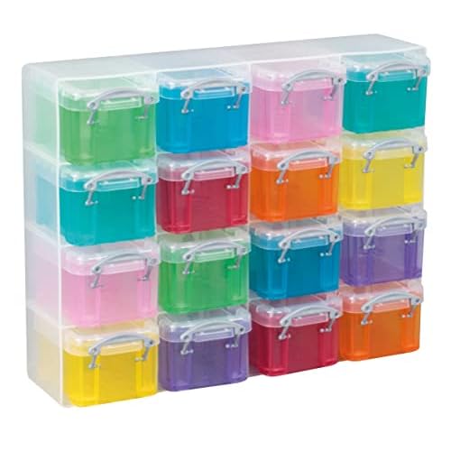 Really Use Box 16x0.14ORG01 16er Aufbewahrungsbox, je 0,14 Liter