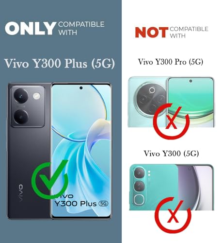 Image of Jkobi Back Cover for Vivo Y300 Plus (Silicone Clear Shockproof Case with Camera Protection | Soft and Flexible | Transparent)