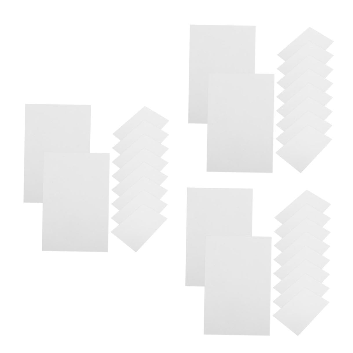 300 Pièces Papier Cartonné Blanc Épais pour DIY Invitations Cartes Scrapbooking Polyvalent Bureau Papeterie