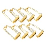 Extensores de cadena: estos extensores de cadena están hechos de material resistente, superficie altamente pulida, no se deforma, decolora ni rompe fácilmente.