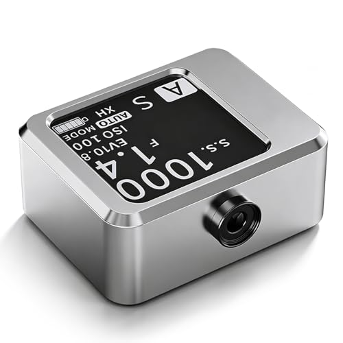 Medidor de luz digital con sensor de alta precisión y pantalla recargable ISO 2