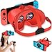 Auriculares de realidad virtual mejorados para Nintendo Switch y Switch OLED, gafas de realidad virtual con lentes HD ajustables y cómoda diadema, Labo VR Kit Gafas 3D para accesorios de conmutación