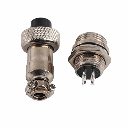 Conector Aviación 10 Sets GX12 4 Pin 12mm Zinc Duradero miniatura 5