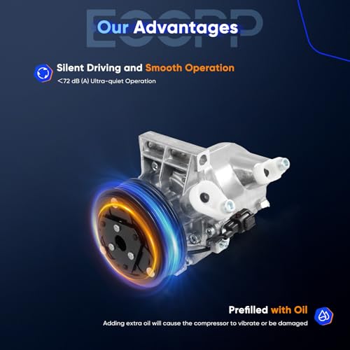 Image of ECCPP AC Compressor 2011-2014 for Nissan Cube 1.8L | Fast Cooling AC Compressor with Clutch