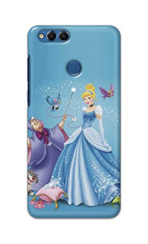 Image of Famous Cartoon Lady Character Hard Back Case Cover for Honor 7X, Huawei Mate SE, BND-L21, BND-L22, BND-L24, BND-L34, BND-AL10 Back Cover -(J5) VNS2224