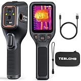 Teslong Thermal Camera, High 256 x 192 IR Resolution Thermal Imaging Camera with Dual-Light Fusion 3.2' LCD Screen 25Hz Refresh Rate, Handheld Infrared Imager with Video Recording Supported