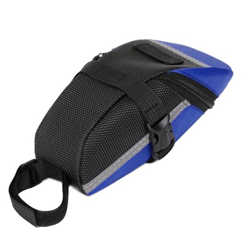 alloneslife Bolsa pequeña para sillín de bicicleta de carretera, bolsa trasera para tija de sillín de ciclismo, impermeable, para debajo de los asientos, duradera