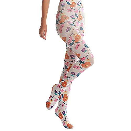 Image of Sahabowi Women Tights, Opaque High Waist Pantyhose, Vintage Control Top Stockings