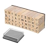 Créativité polyvalente : pour les amateurs de loisirs créatifs et de scrapbooking, pour rendre chaque projet unique et personnel ; tampons pour le lettrage, tampons lettres minuscules