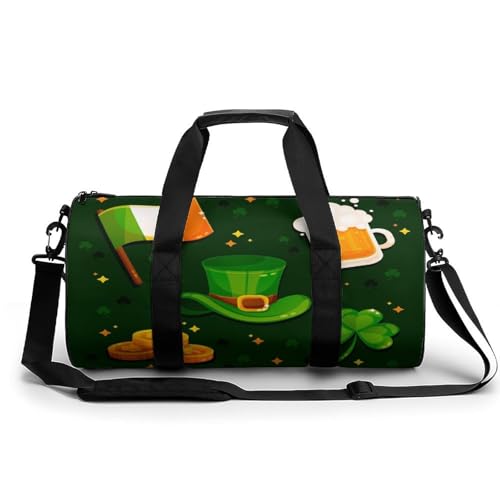 Duffel bag Bière Trèfle polyvalent pour gym et randonnée