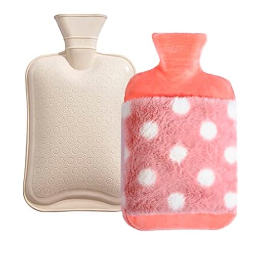ROTTIER Bolsa Agua Caliente Para Cama 2L.Bolsa Agua Caliente con Funda de Franela Lavable,Hot Water Bottle,Tapón Antigoteo y Alivio del Dolor (Efecto Thermacare)
