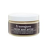 Terrajuve Organic Coffee Body Cream Lotion, Smooth, Tighten, and Tone Skin, with Columbian Coffee an