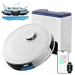 Lefant Robot Vacuum and Mop,Self-Emptying, 40-Day Capacity, Multi-Floor Mapping, 2.4 & 5G Wi-Fi,Schedule Daily Cleaning,Perfect for Hard Floors, Carpets and Pet Hair,Support APP/Alexa/iWatch,M2L Plus